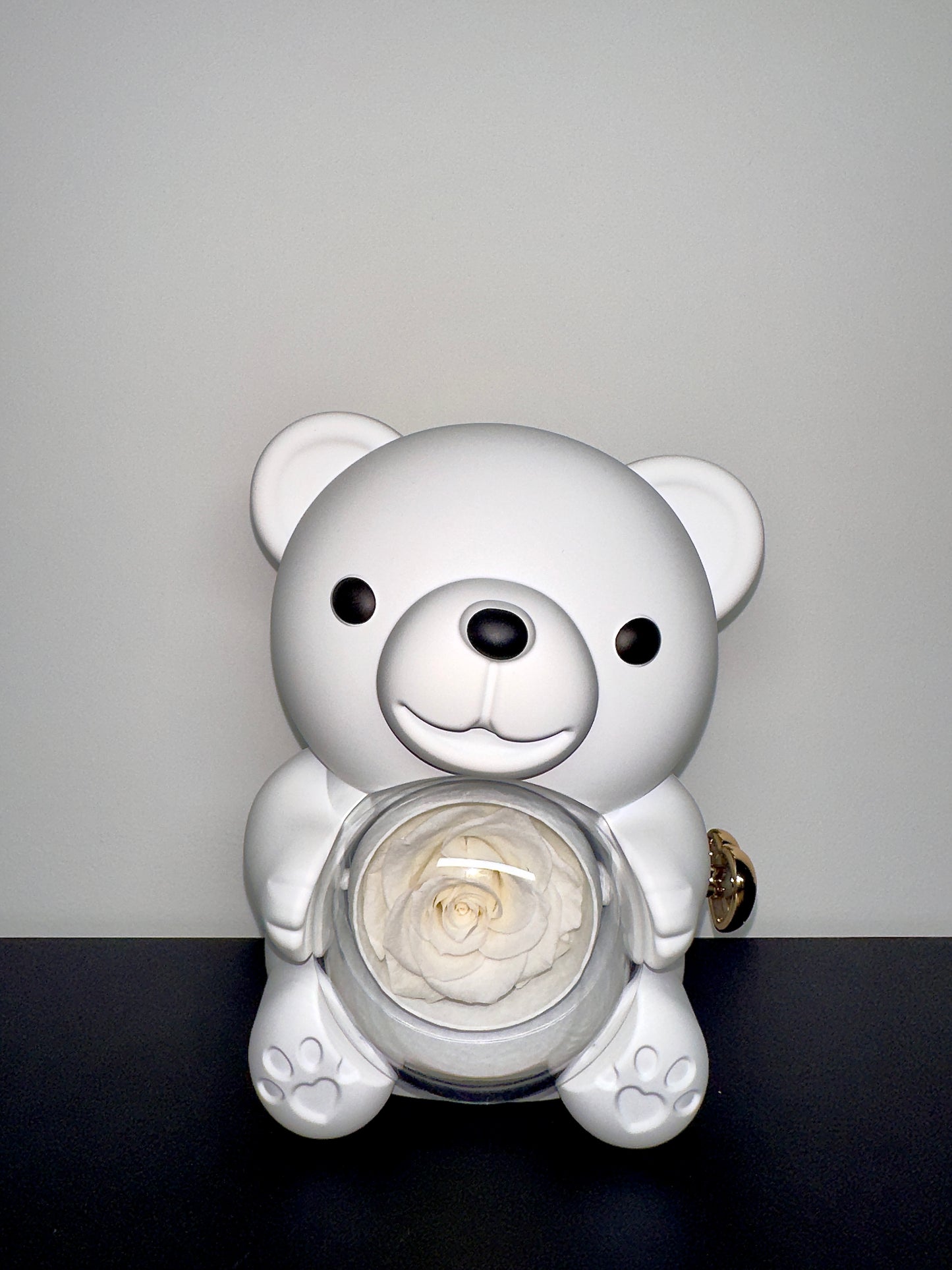 BLOSSOM ROSE BEAR W/NECKLACE